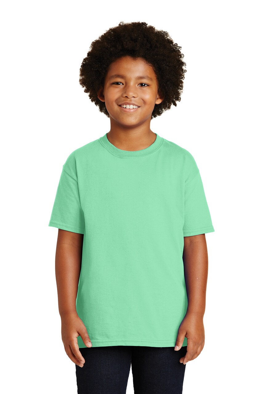Gildan® Youth Ultra Cotton Crewneck Short Sleeve T-Shirt for School Uniforms & Events Cotton Tee